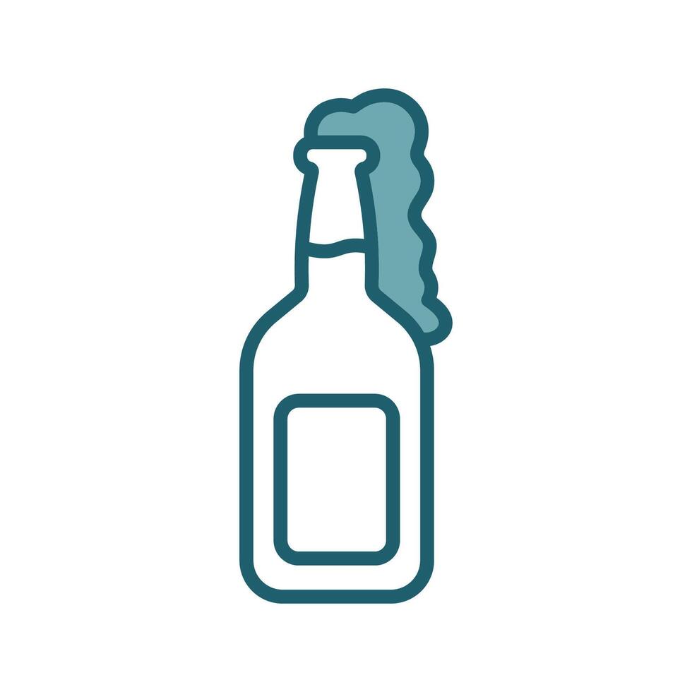 beer bottle icon design template simple and clean vector