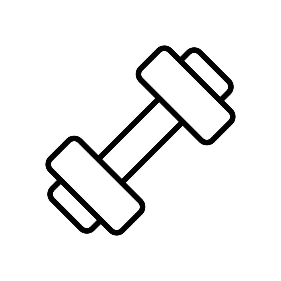 dumbbell icon design template simple and clean vector