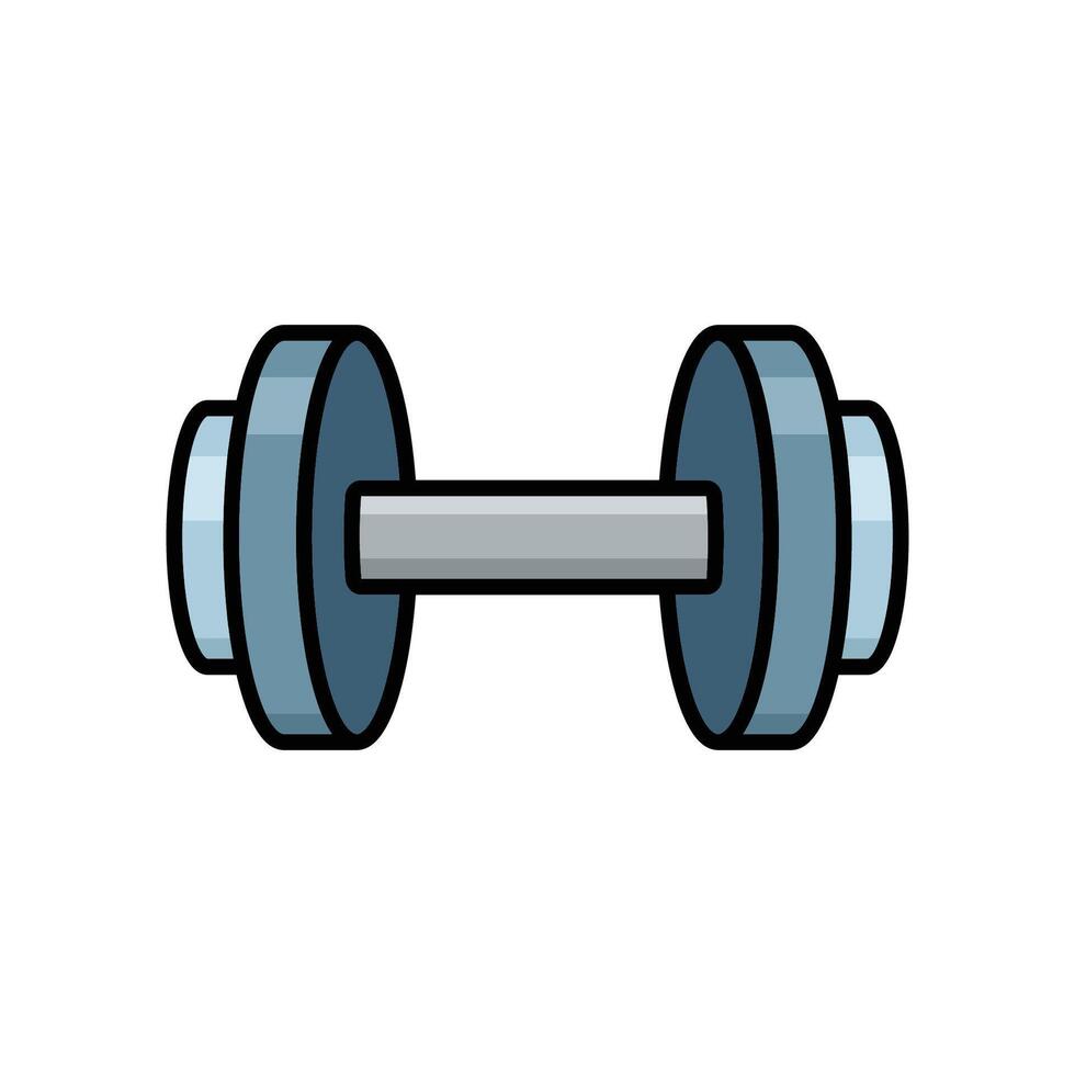 dumbbell icon design template simple and clean vector