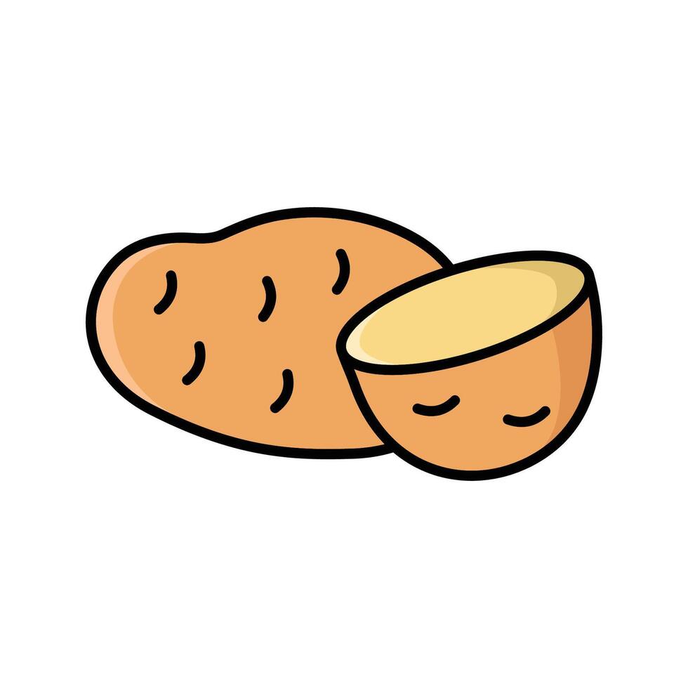 potato icon design template simple and clean vector