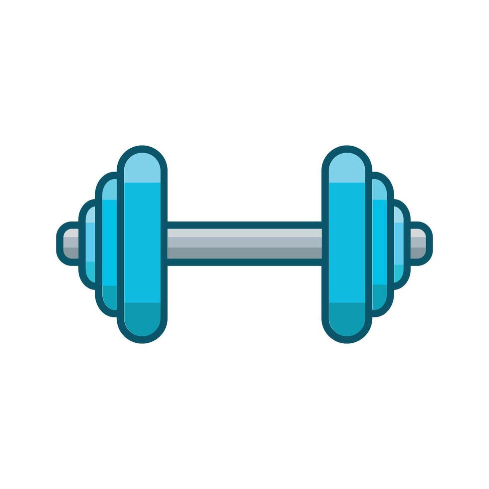 dumbbell icon design template simple and clean vector