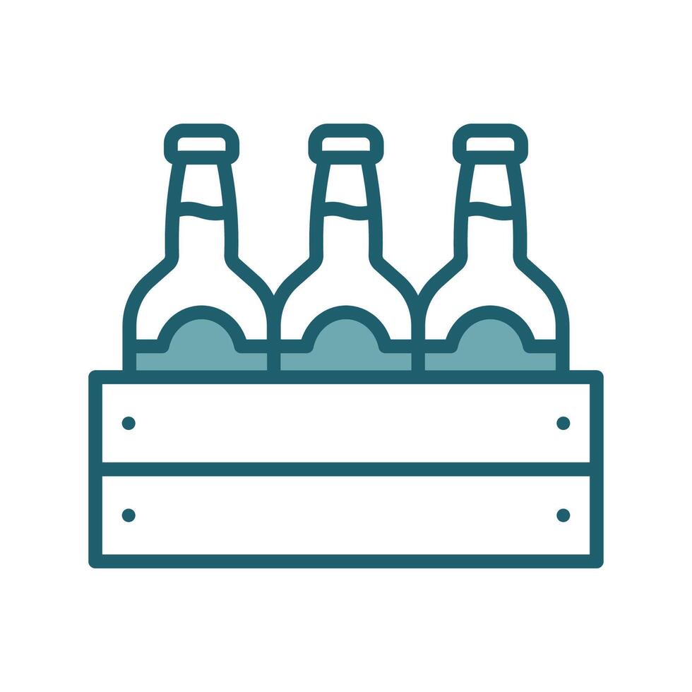 beer bottle icon design template simple and clean vector