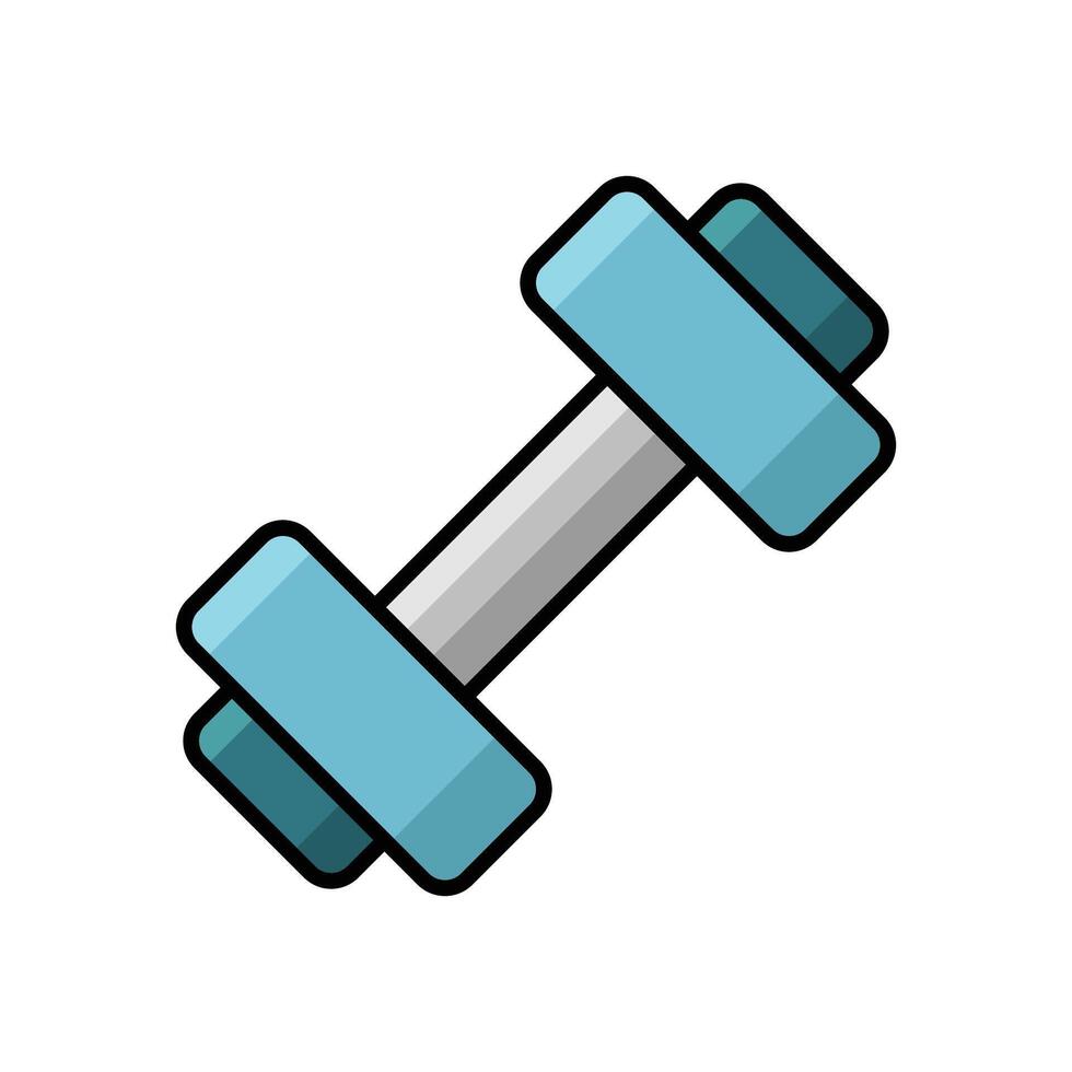 dumbbell icon design template simple and clean vector