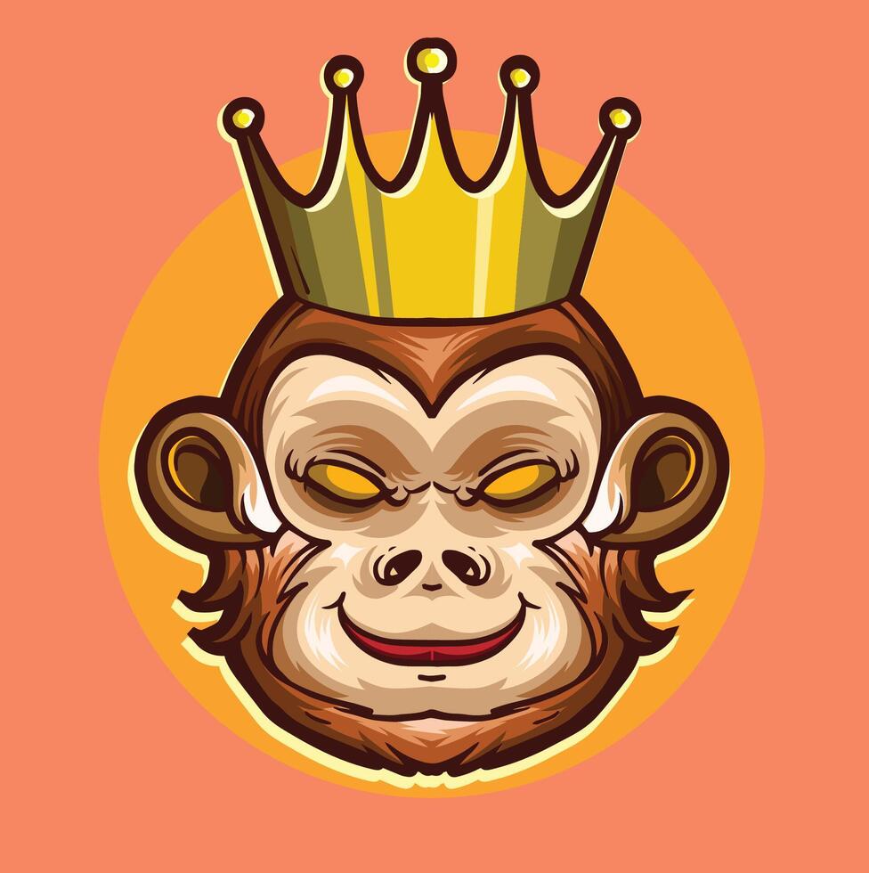 Monkey King Cartoon vector