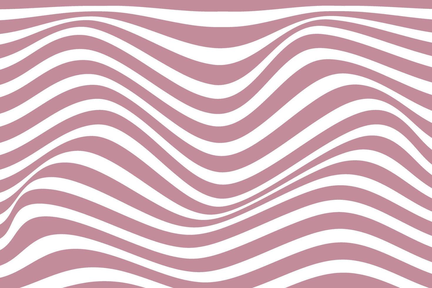 simple abstract desaturated pink color horizontal line wavy distort pattern vector