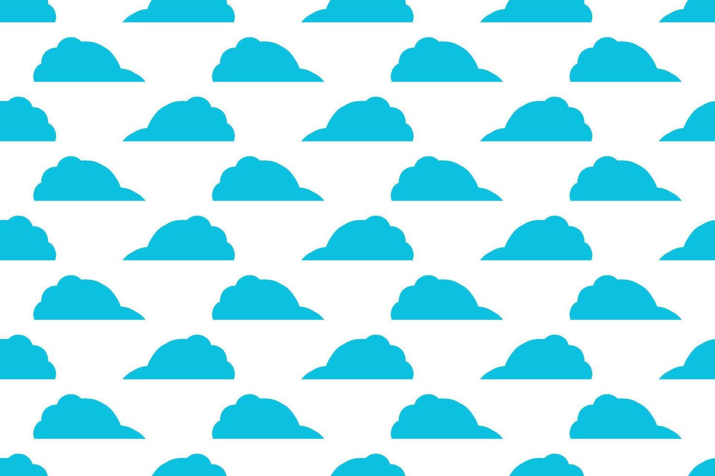 Cloud seamless pattern design for textile or printing business vector
