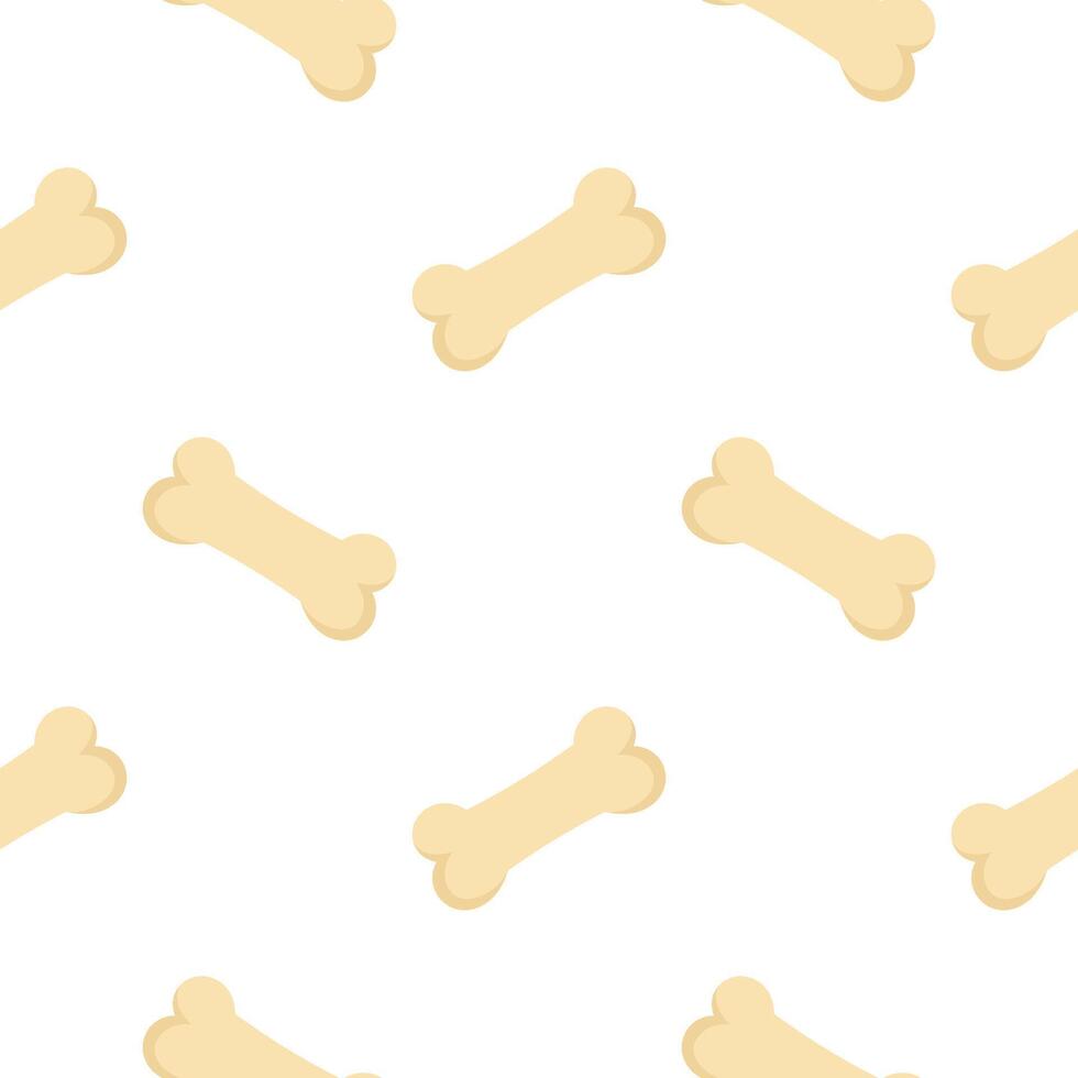 illustration seamless pattern of bones redesign vector