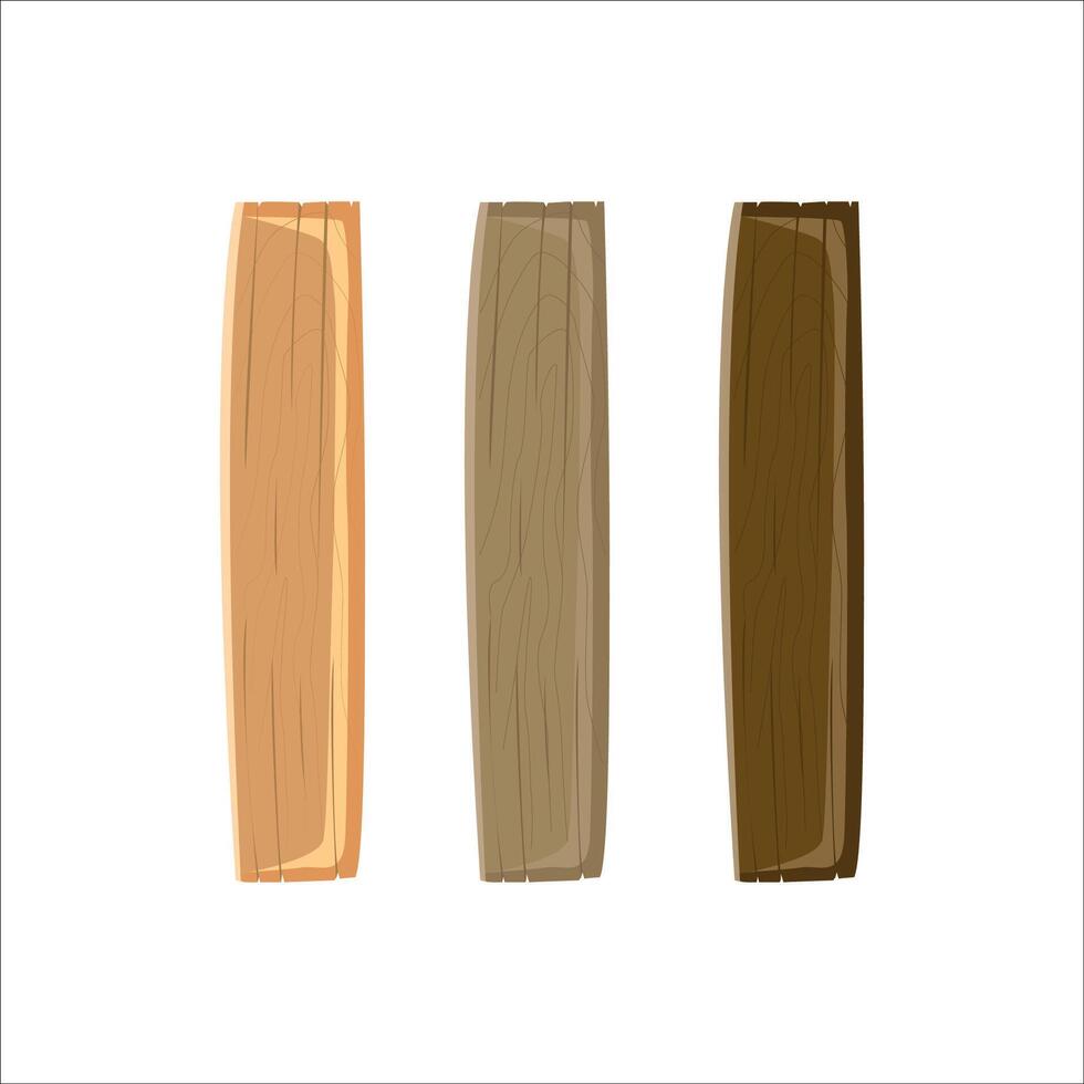 board, wood, set of boards, natural materials, wood texture vector