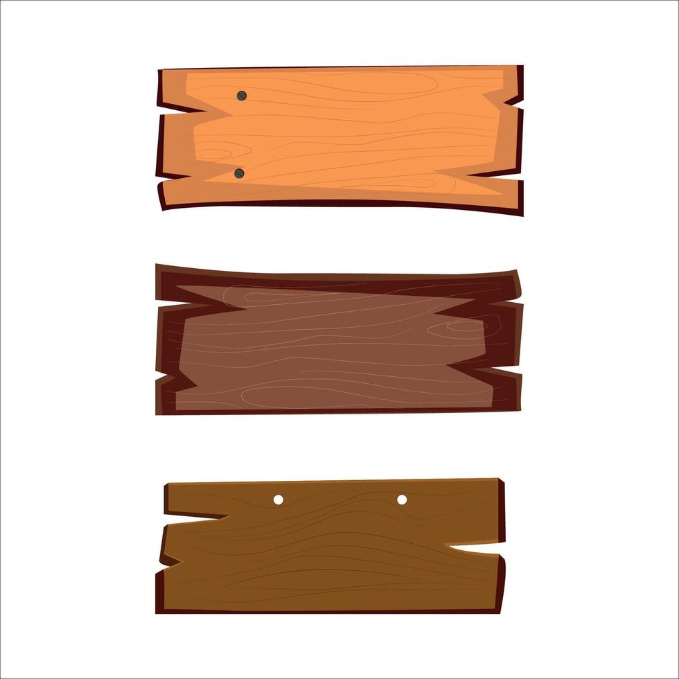 board, wood, set of boards, natural materials, wood texture vector