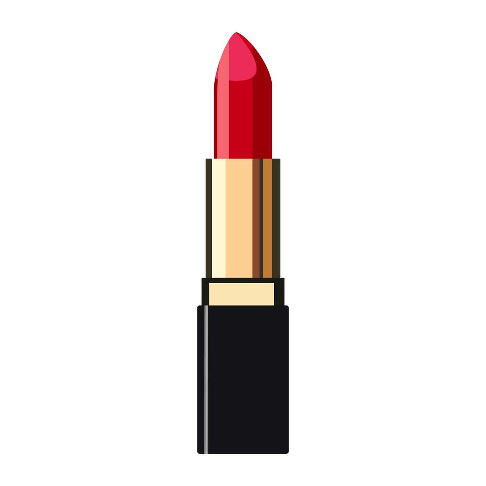 Red Lipstick icon isolate on white background. vector