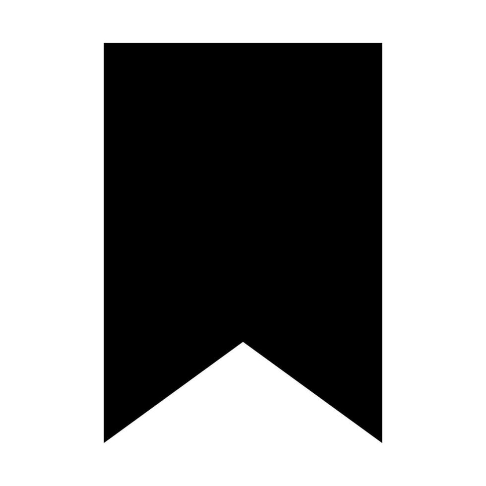 Bookmark icon isolated on white background. vector