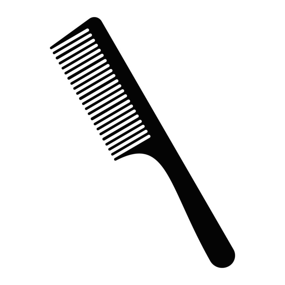 Hairbrush icon isolated on white background. vector