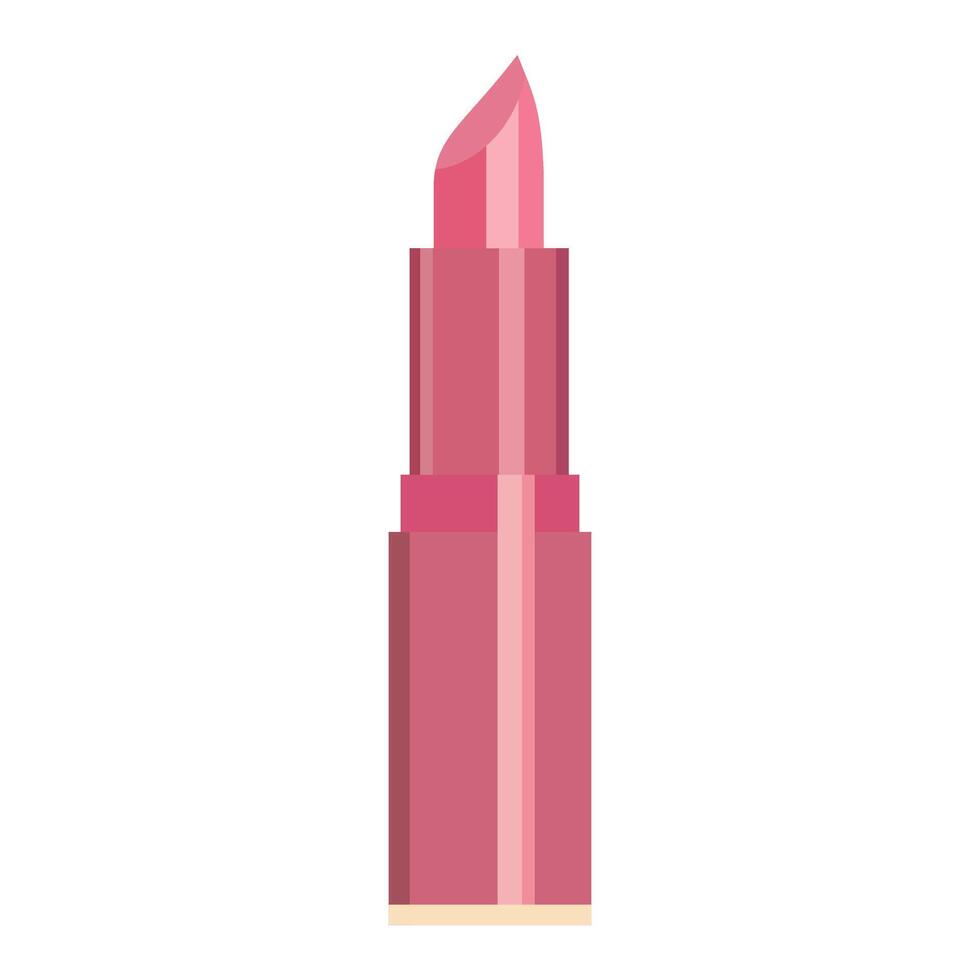 Red Lipstick icon isolate on white background. vector