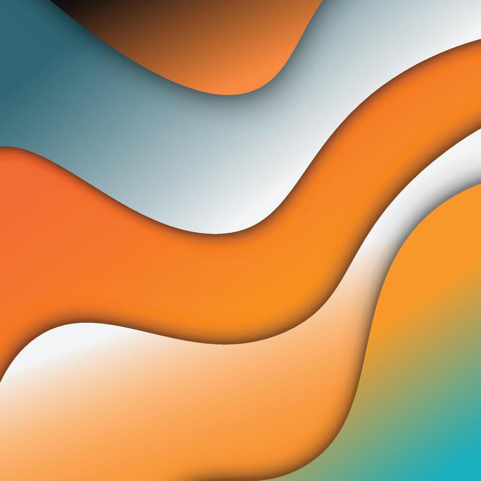 Gradient wavy background. Abstract background. vector