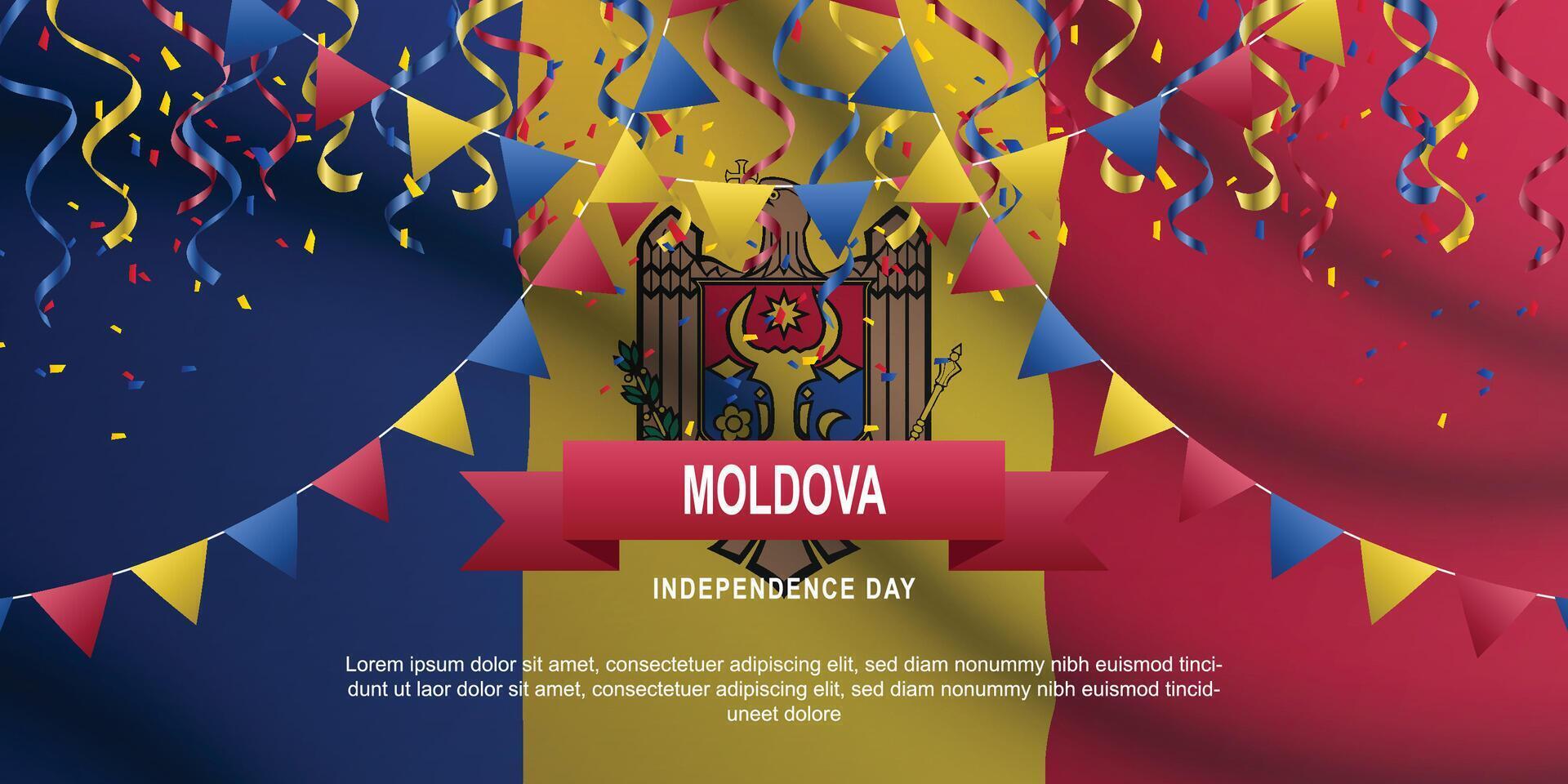 Moldova Independence Day background. 48577701 Vector Art at Vecteezy