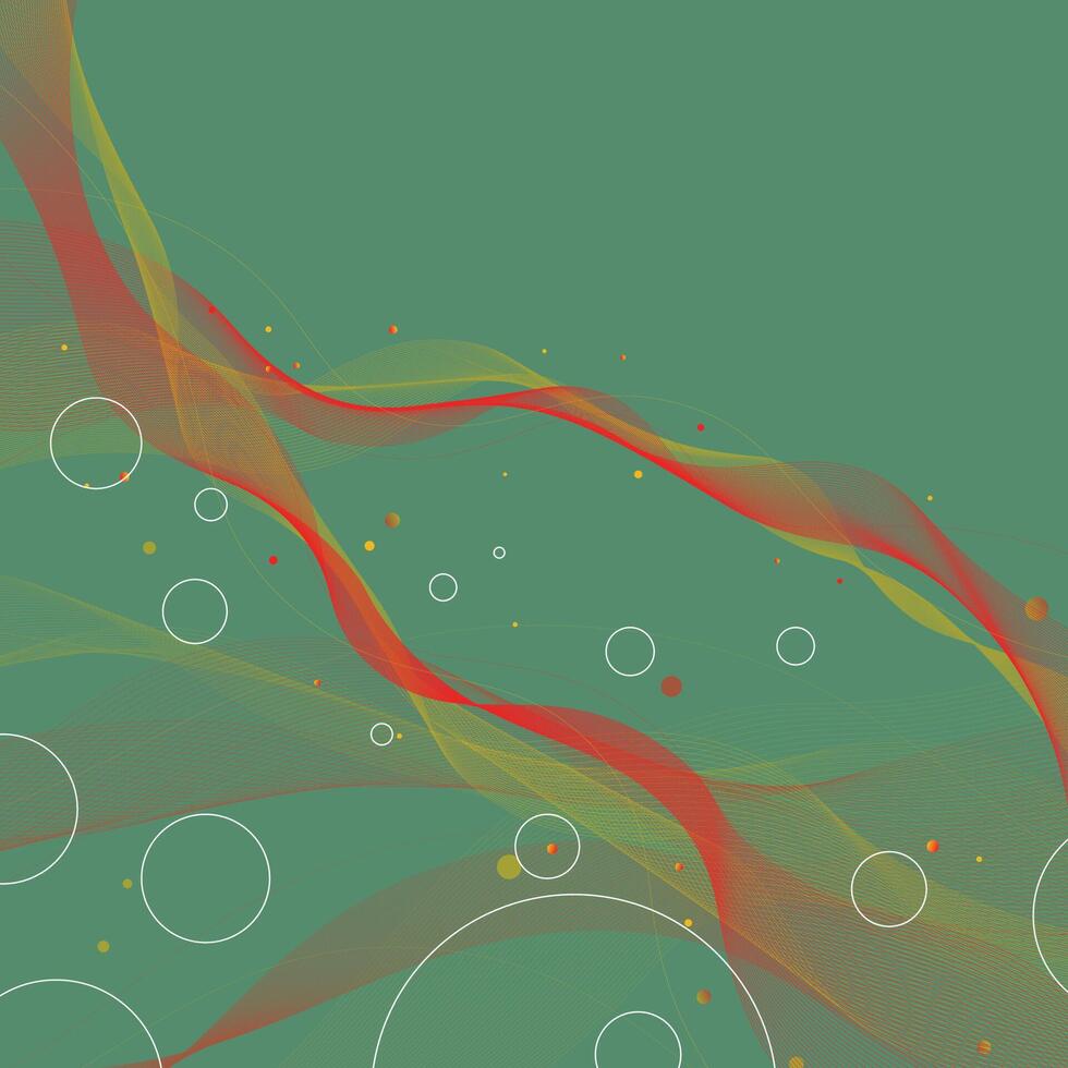 Abstract gradient wavy lines background. illustration. vector