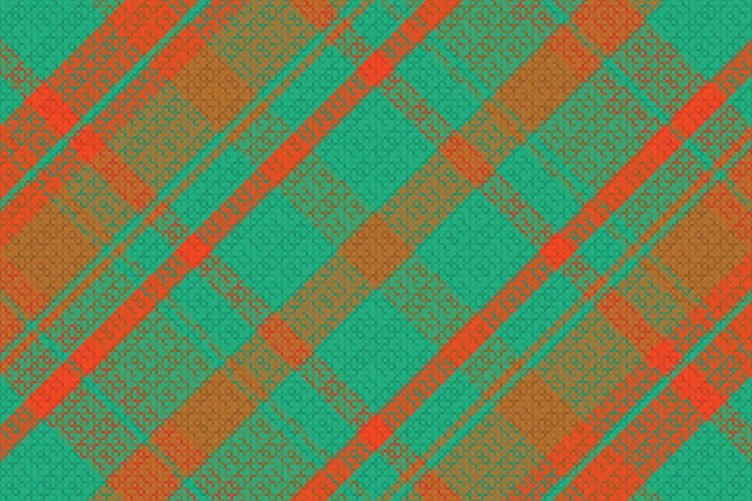 Tartan plaid pattern with texture. vector