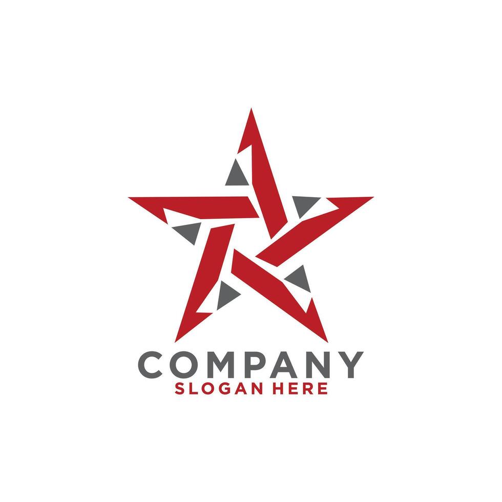 star logo design template vector