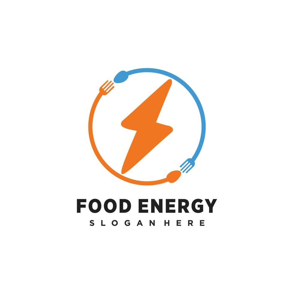 Energy logo design with creative modern idea vector