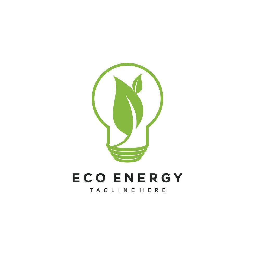Energy logo design with creative modern idea vector