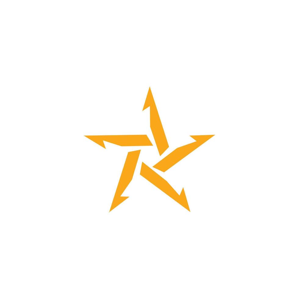 star logo design template vector