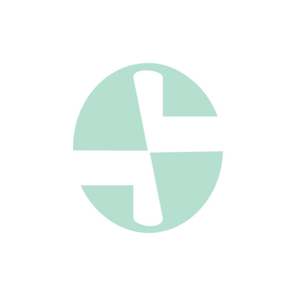 letter s logo design icon element for business or initial vector