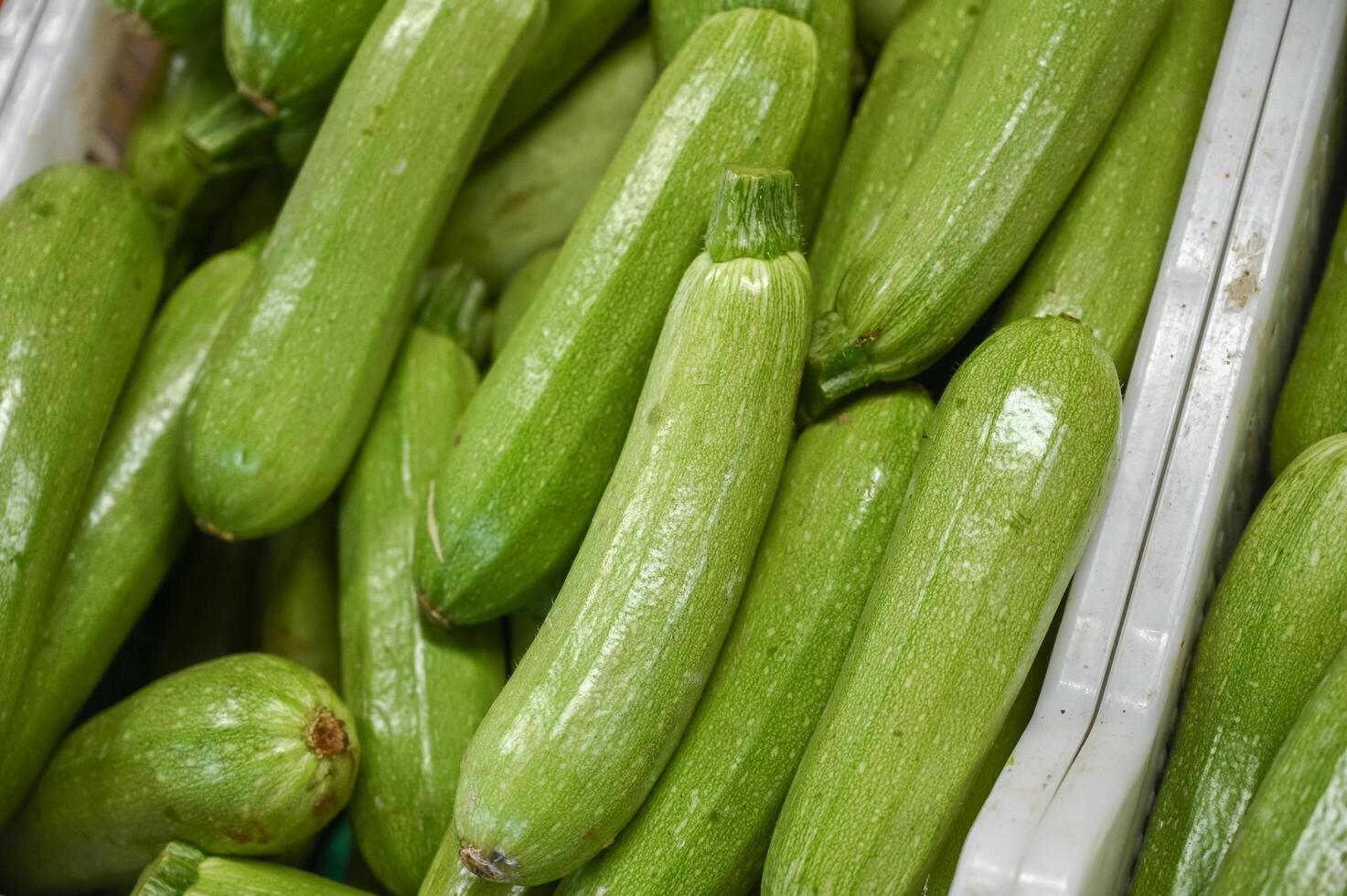 juicy zucchini at a local vegetable market in Cyprus 1 photo