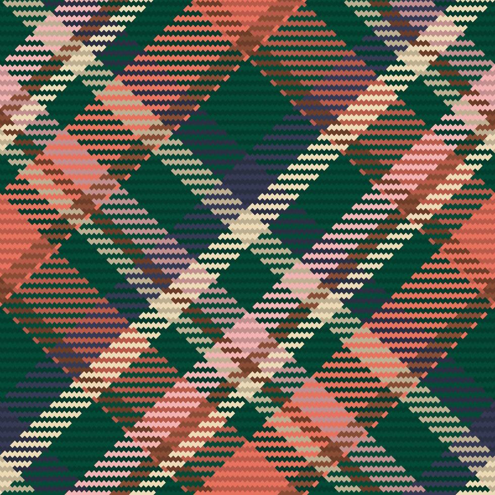 Seamless pattern of scottish tartan plaid. Repeatable background with check fabric texture. backdrop striped textile print. vector