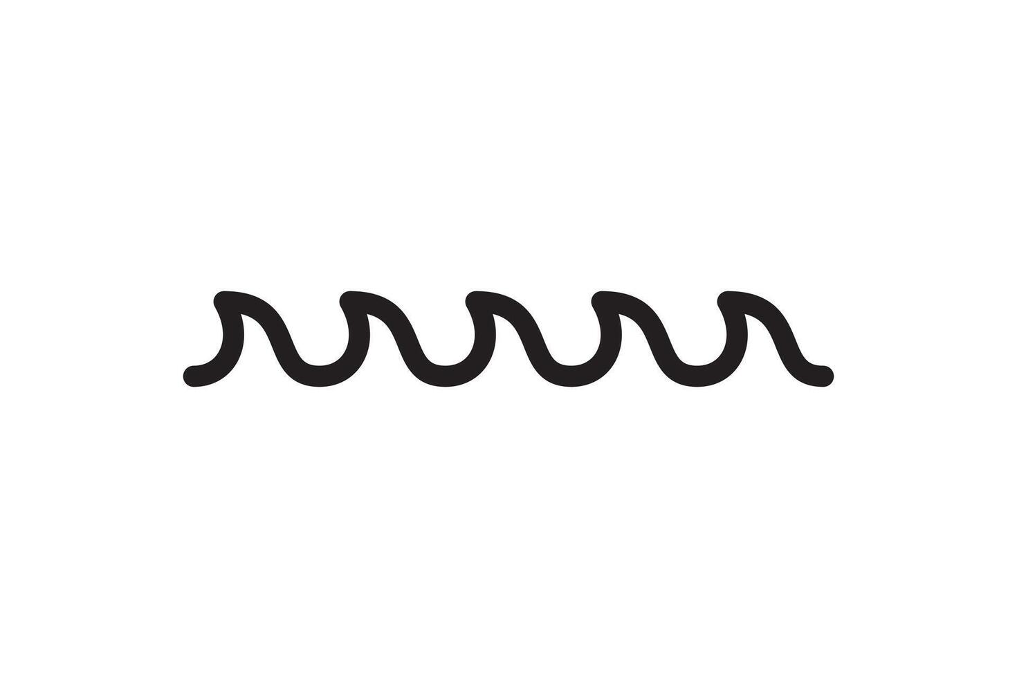 Sea icon wave illustration design. Ocean logo graphic element. Aqua symbol. vector