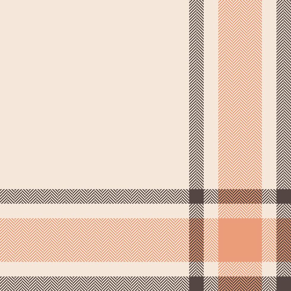 Plaid check pattern. Seamless fabric texture. Tartan textile print. vector