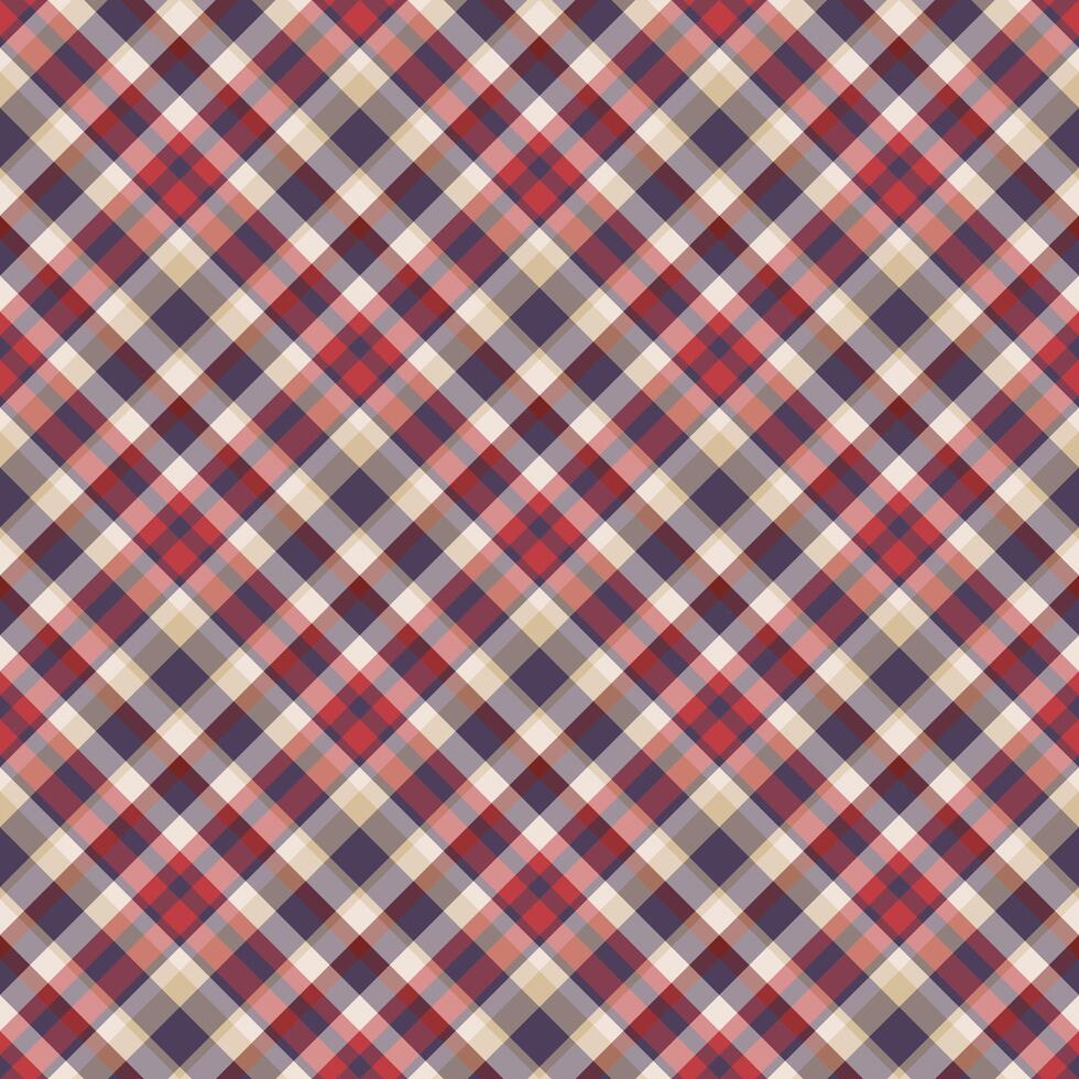 Plaid seamless pattern. background of textile ornament. Flat fabric design. vector