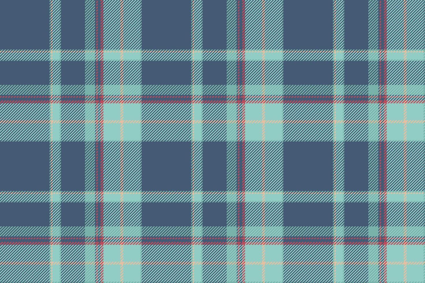 Plaid background, check seamless pattern in blue. fabric texture for textile print, wrapping paper, gift card or wallpaper. vector