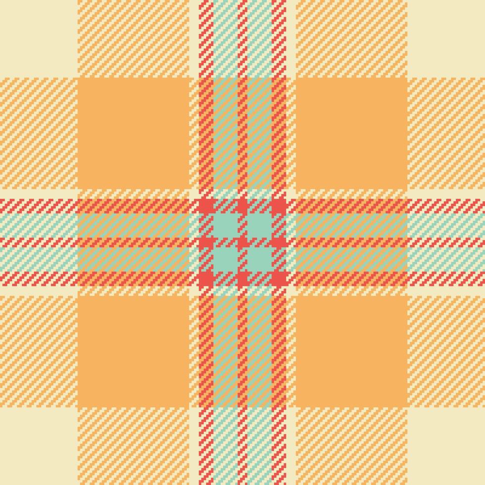 Textile design of textured plaid. Checkered fabric pattern swatch for shirt, dress, suit, wrapping paper print, invitation and gift card. vector