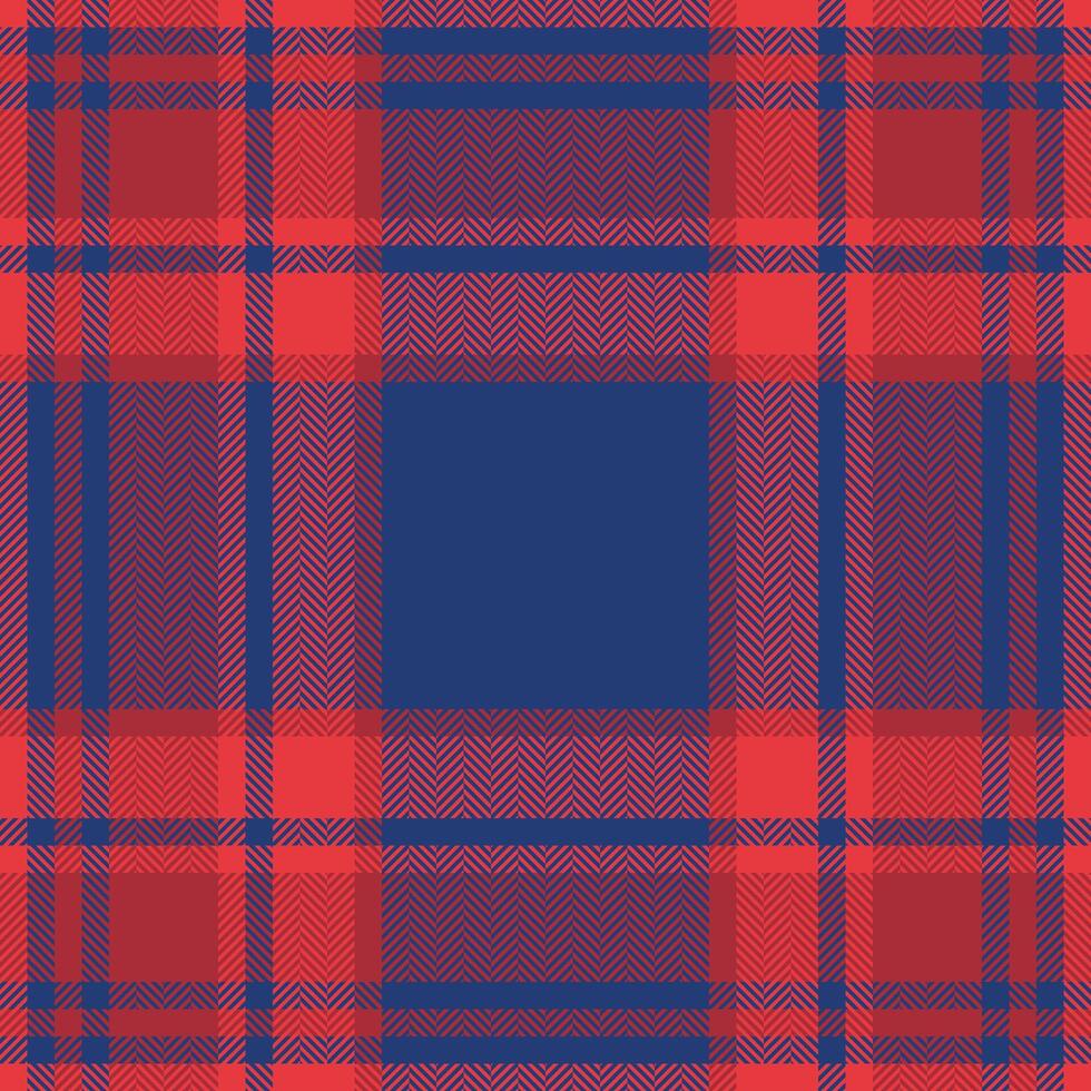 Plaid check pattern. Seamless fabric texture. Tartan textile print. vector