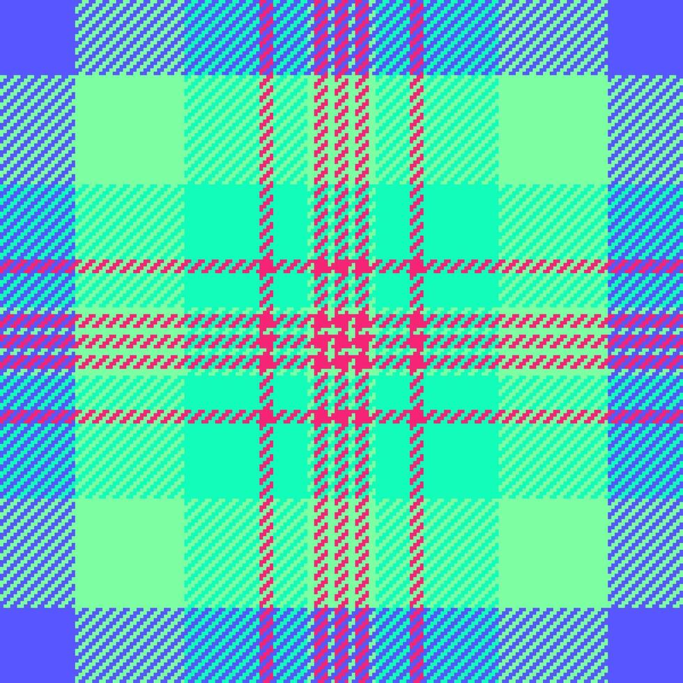 Plaid texture of fabric check seamless with a pattern tartan textile background. vector