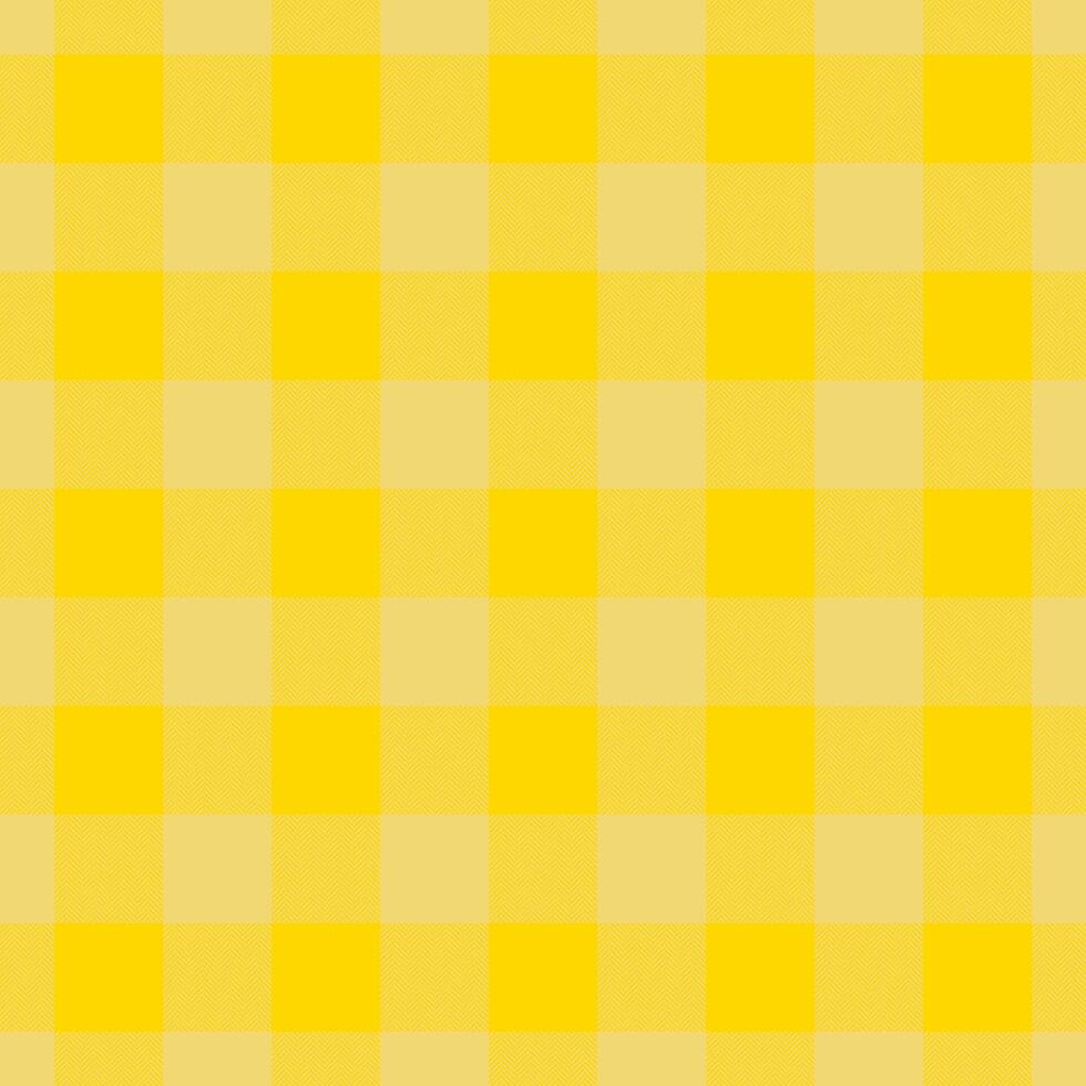 Teen tartan texture pattern, nostalgic check plaid . Color background seamless textile fabric in yellow and gold colors. vector