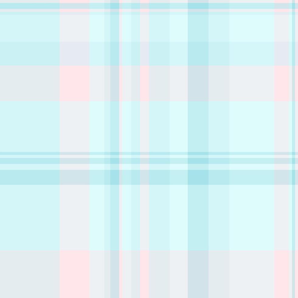 Symmetry fabric plaid textile, panjabi seamless tartan texture. Display check background pattern in light and white colors. vector