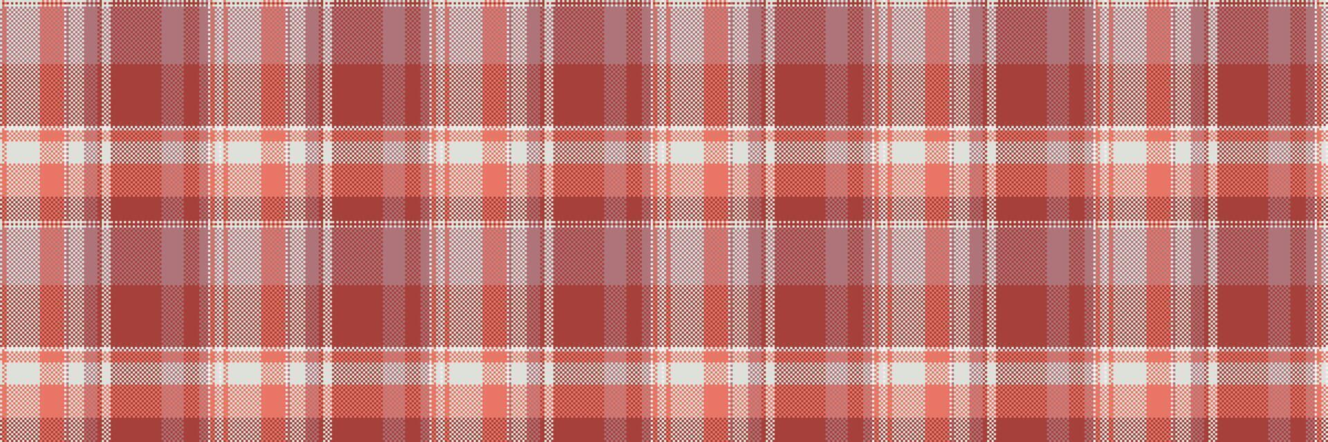 Couch texture plaid , autumn seamless pattern background. Sexual tartan check textile fabric in red and gainsboro colors. vector