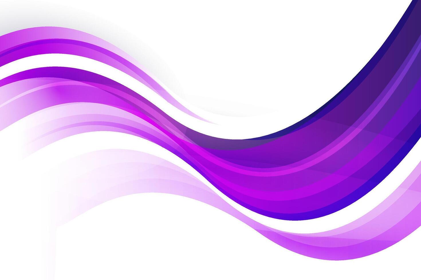 Glowing purple wave background vector