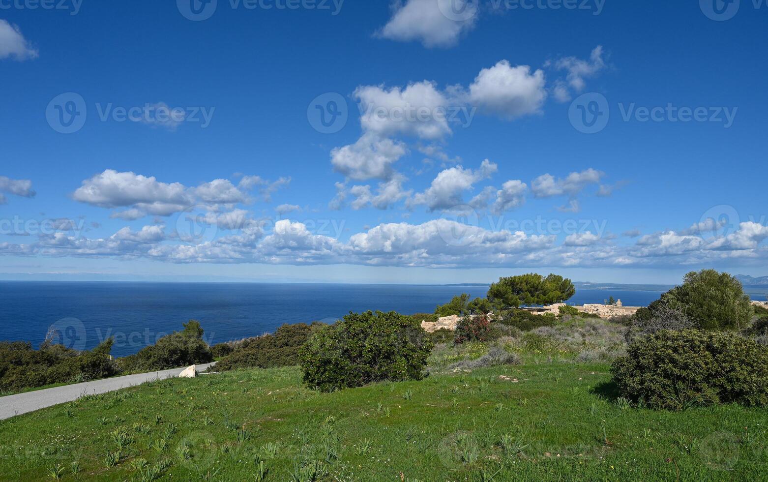 northern cyprus morphou bay view from a high mountain 25 photo