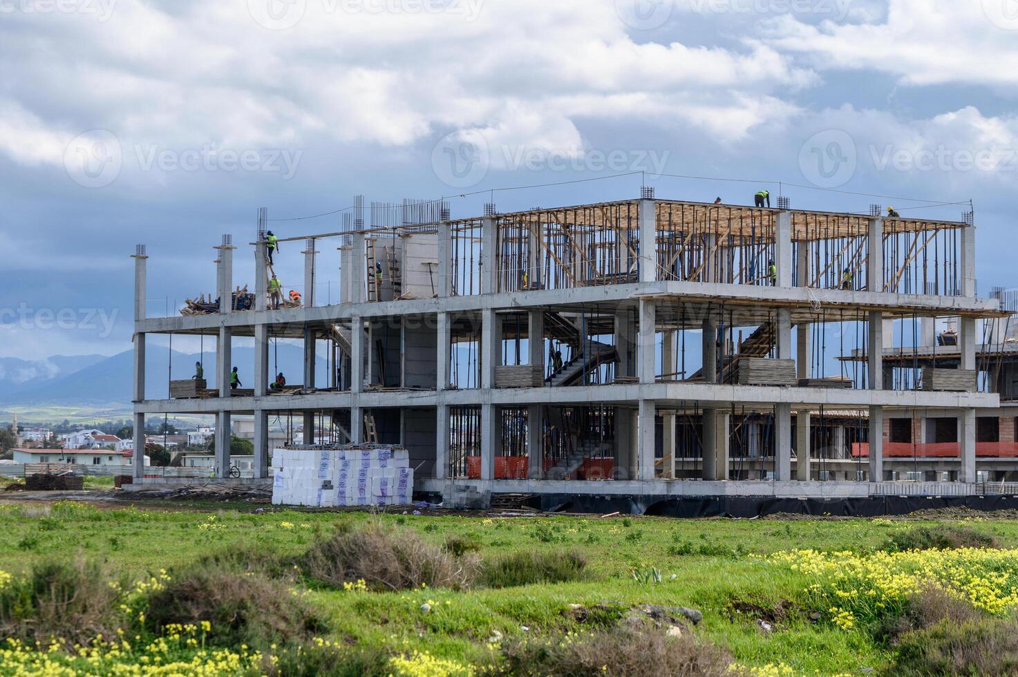 construction of a residential building in Cyprus near the sea 1 photo