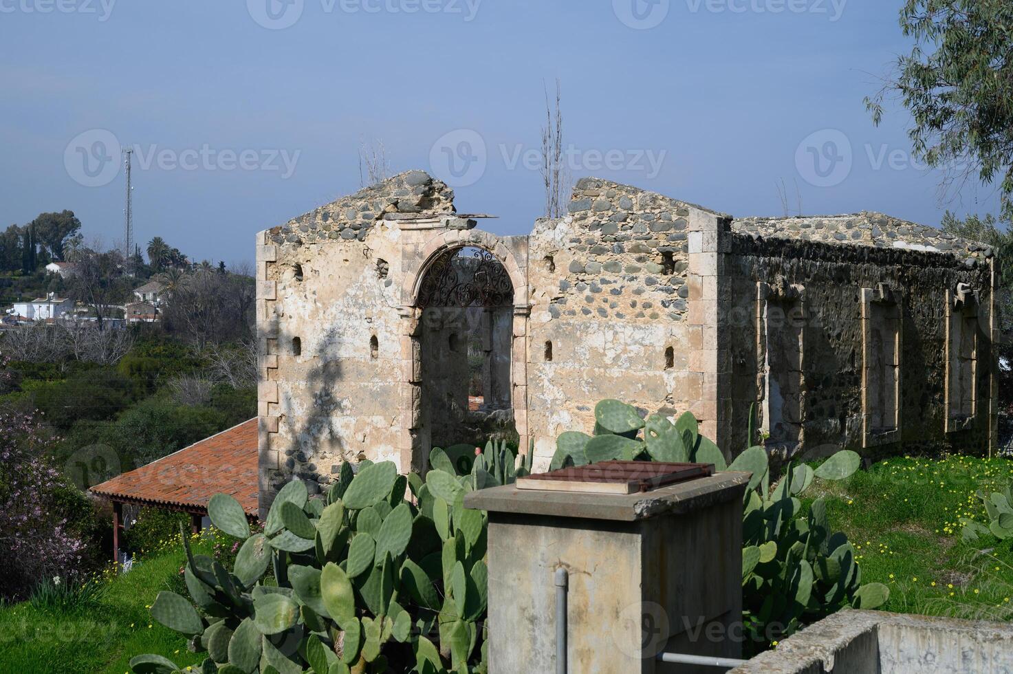 remains of an old church in an old village in Northern Cyprus 3 photo