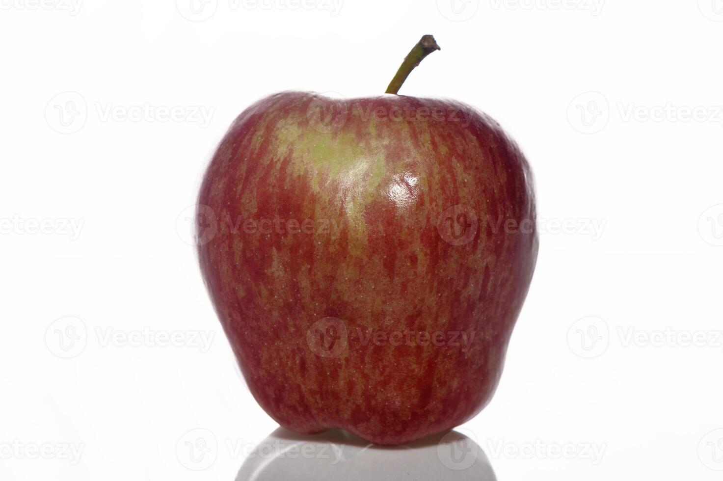 Fresh red apple isolated on white. With clipping path photo