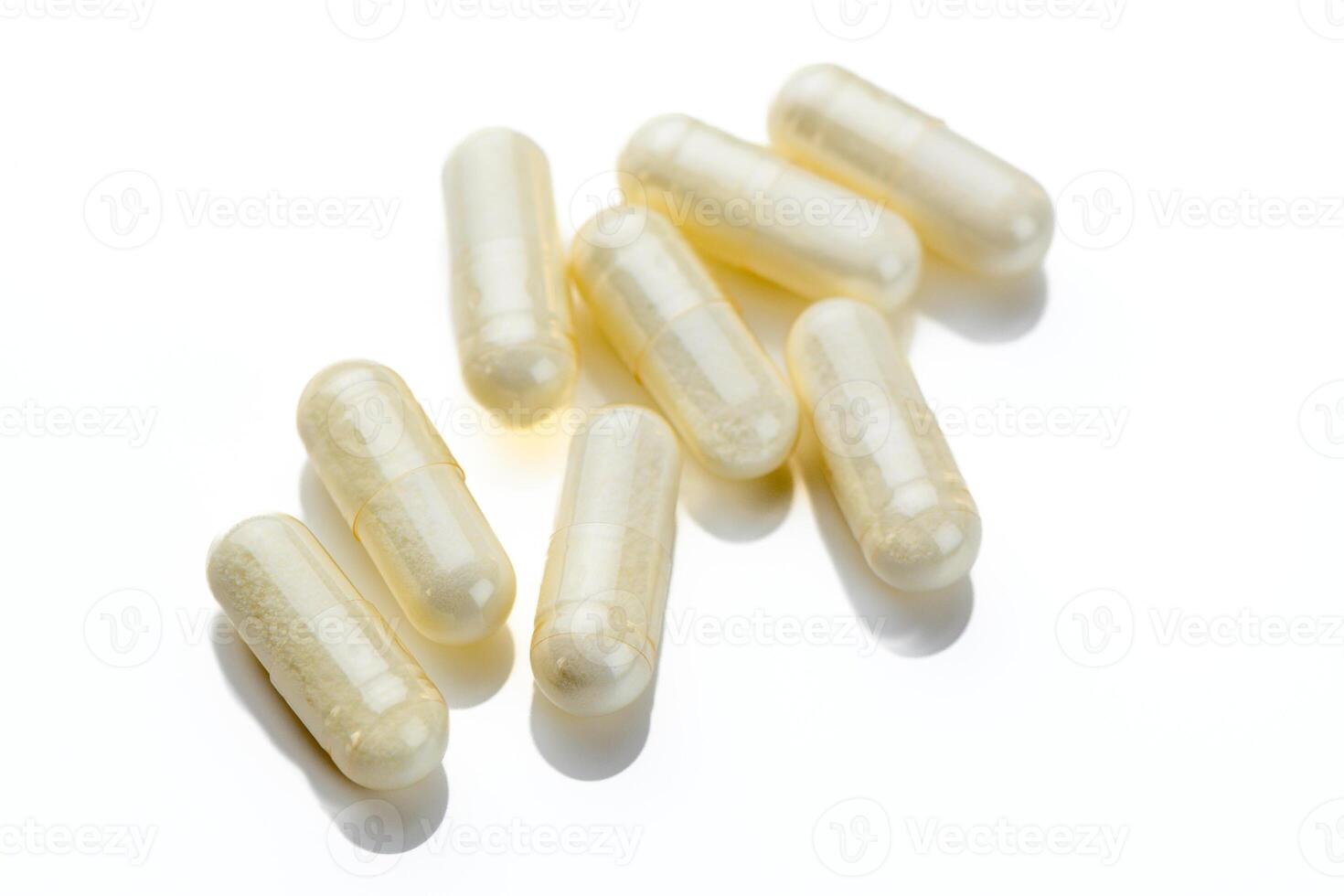useful capsules with medicine painted in studio filming 2 photo