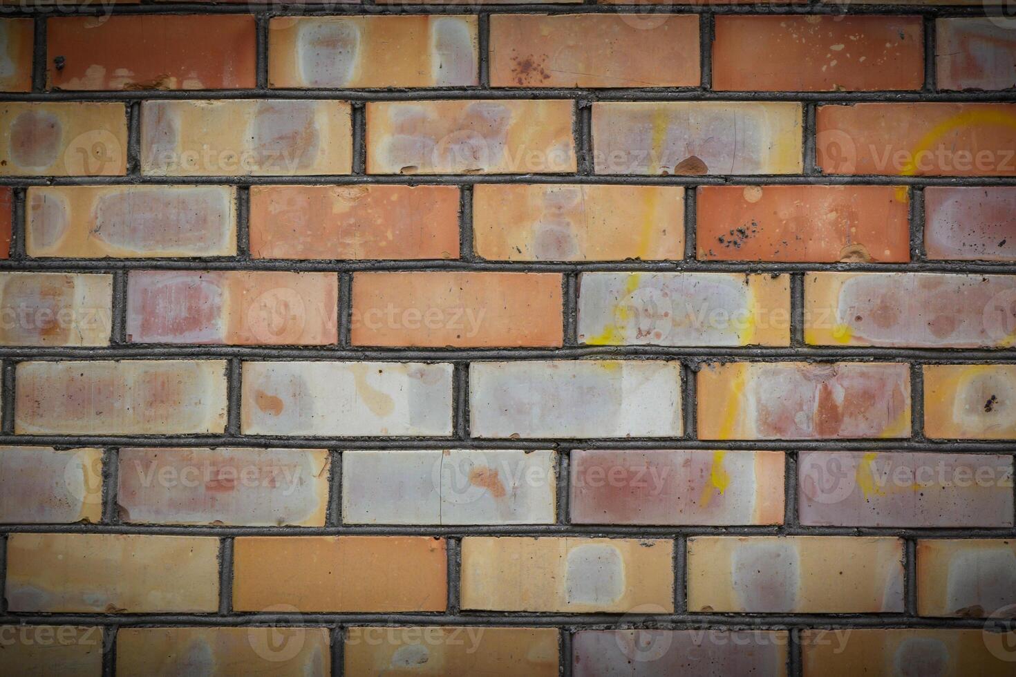 Multi Coloured Brick Wall Background 2 photo