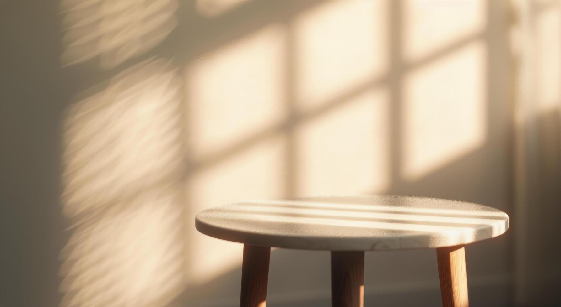 Table With Light and Shadow photo