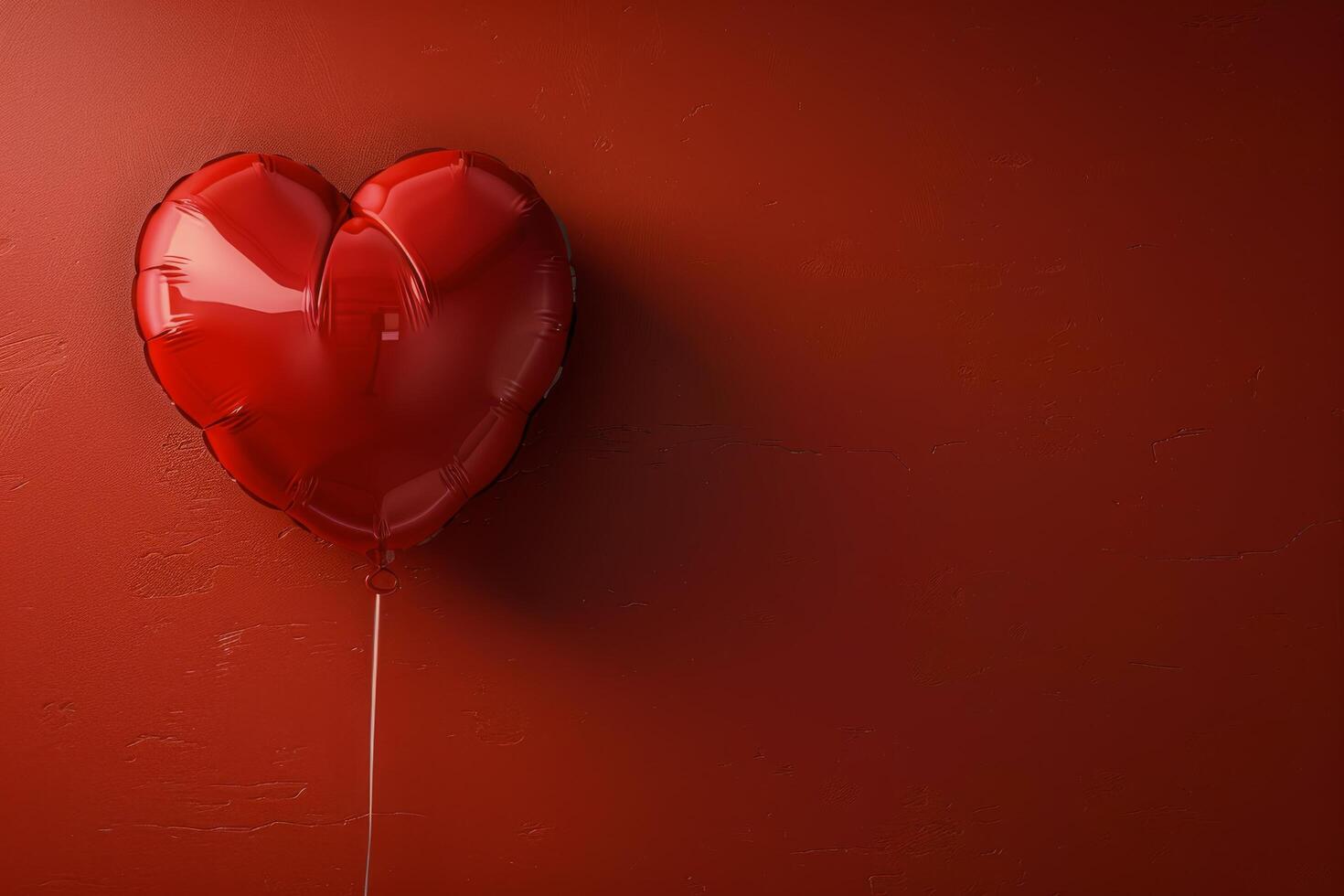 Heart-Shaped Balloon Floating in the Air photo