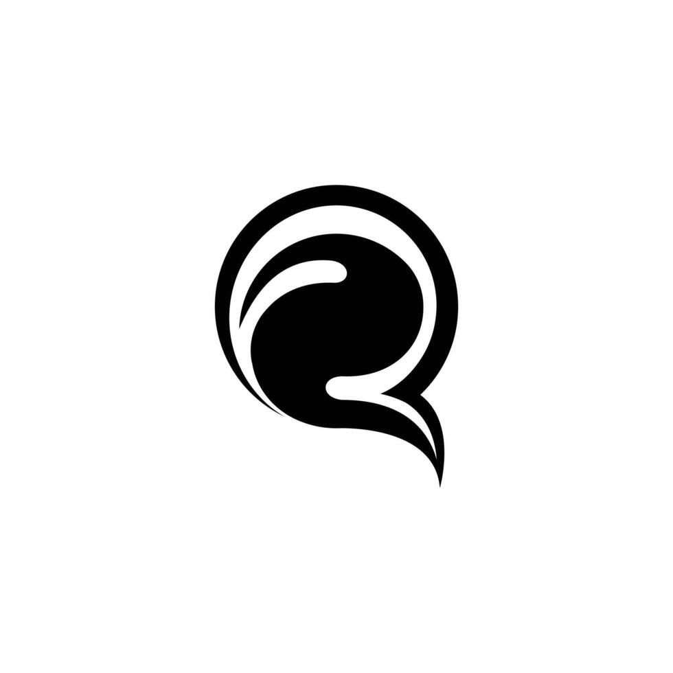 Alphabet Initials logo QZ, ZQ, Z and Q vector