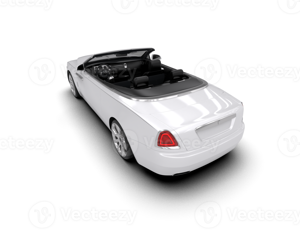 Modern car isolated on background. 3d rendering - illustration png