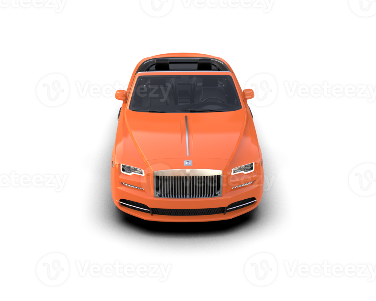 Modern car isolated on background. 3d rendering - illustration png